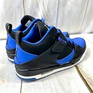 NIKE AIR JORDAN FLIGHT 45 STEALTH 2009 BASKETBALL SHOES MENS 12 BLACK BLUE